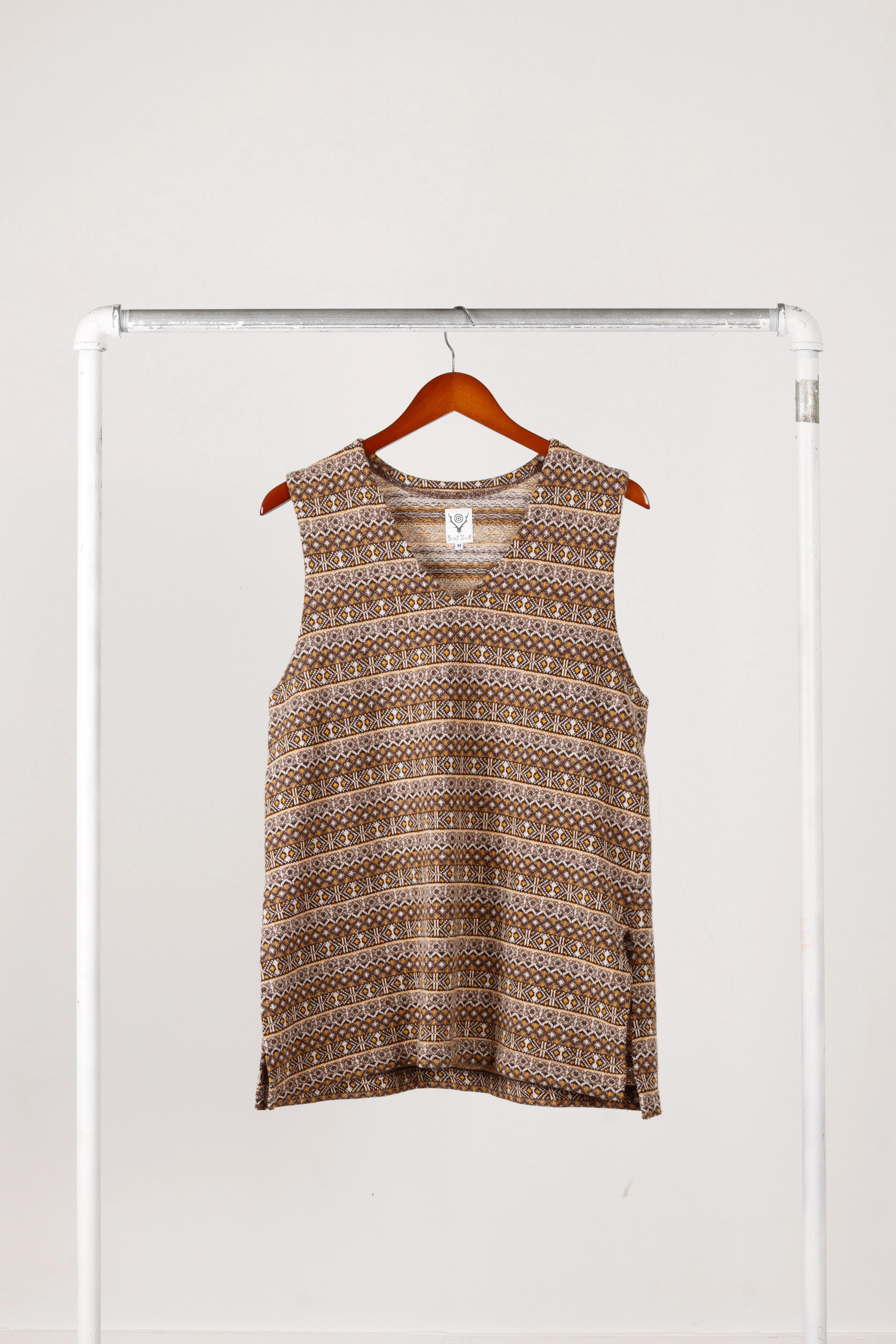 South2 West8 'Geometric Aztec Pattern' Sleeveless Tunic Sweater