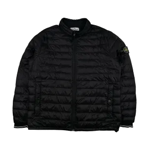 Stone Island 2015 Black Micro Rip Stop 7 Den/Down Jacket - XXL