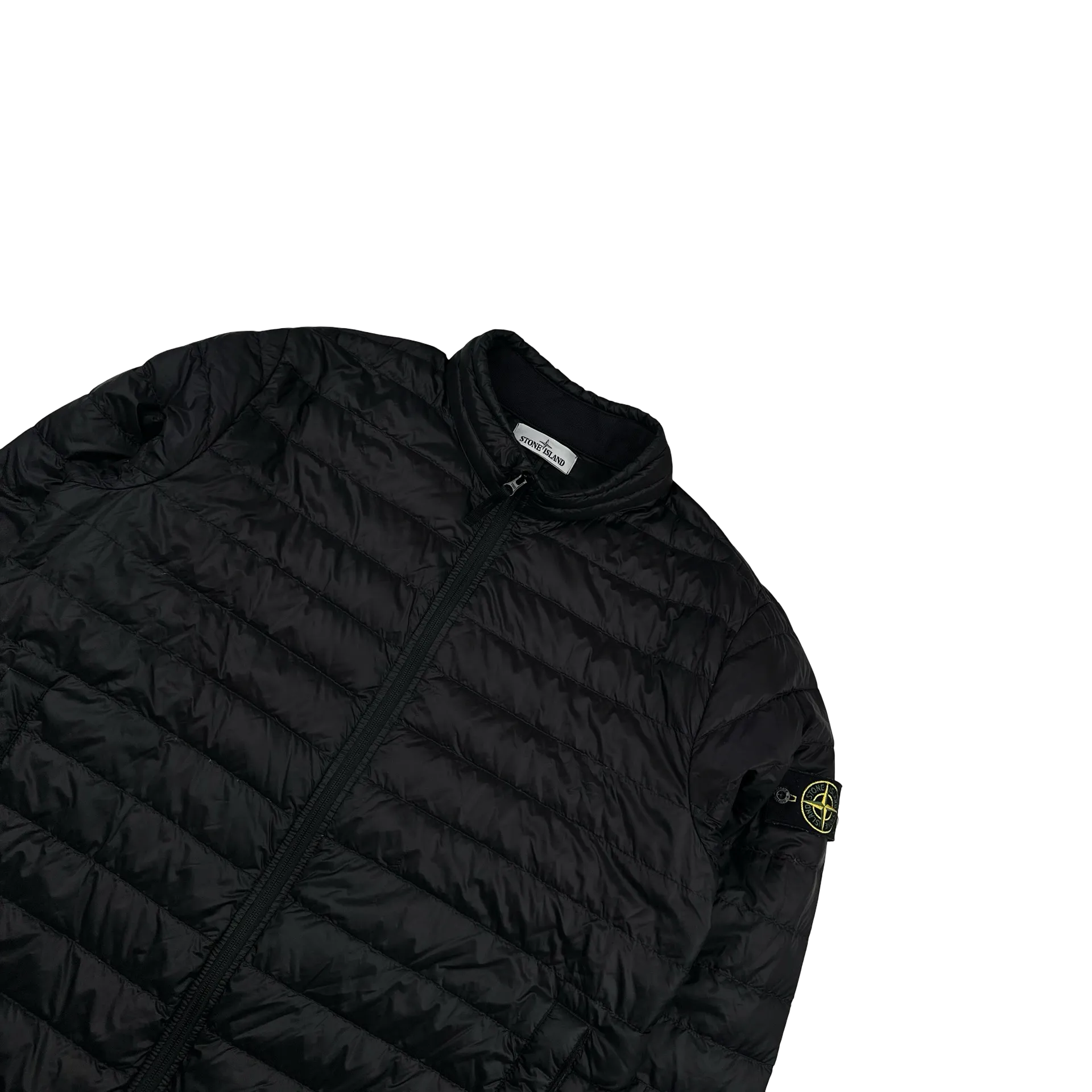 Stone Island 2015 Black Micro Rip Stop 7 Den/Down Jacket - XXL