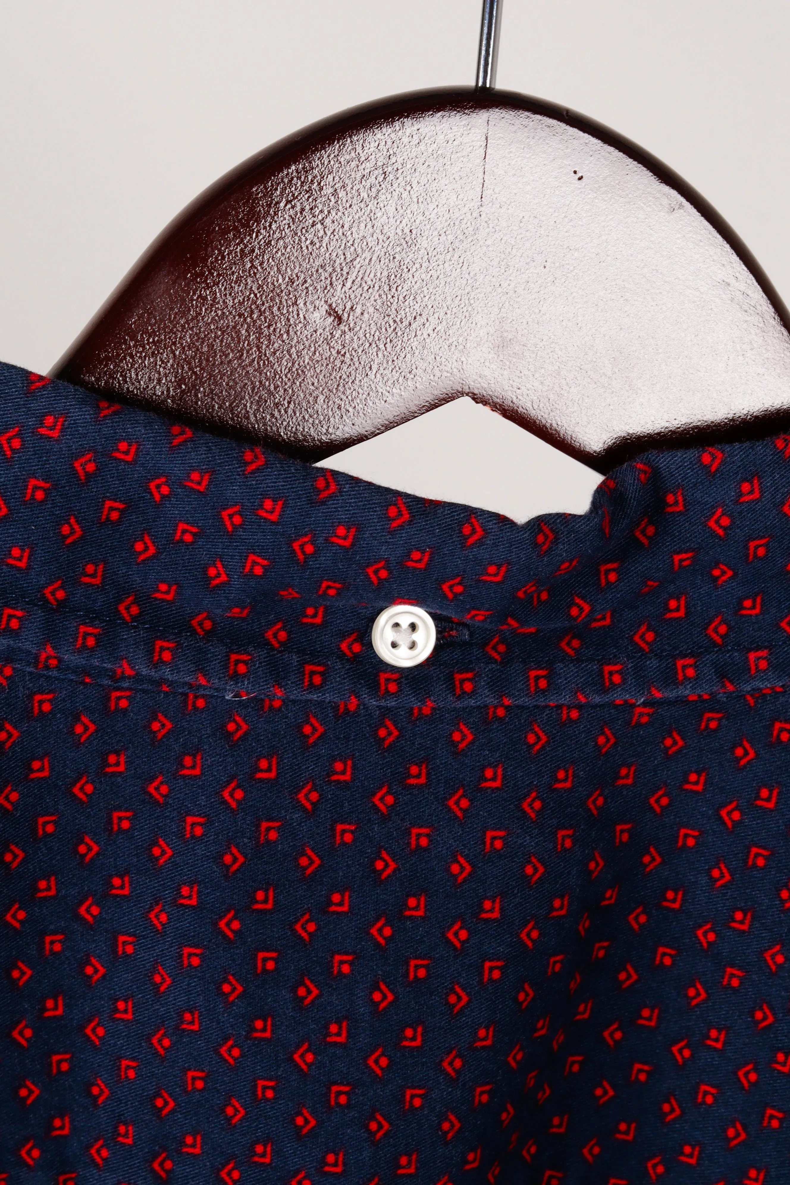 Supreme FW12 'Deco Pattern' Oxford Shirt Navy (2012)