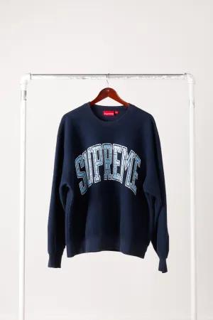 Supreme FW23 'Inside Out' Crewneck Navy (2023)