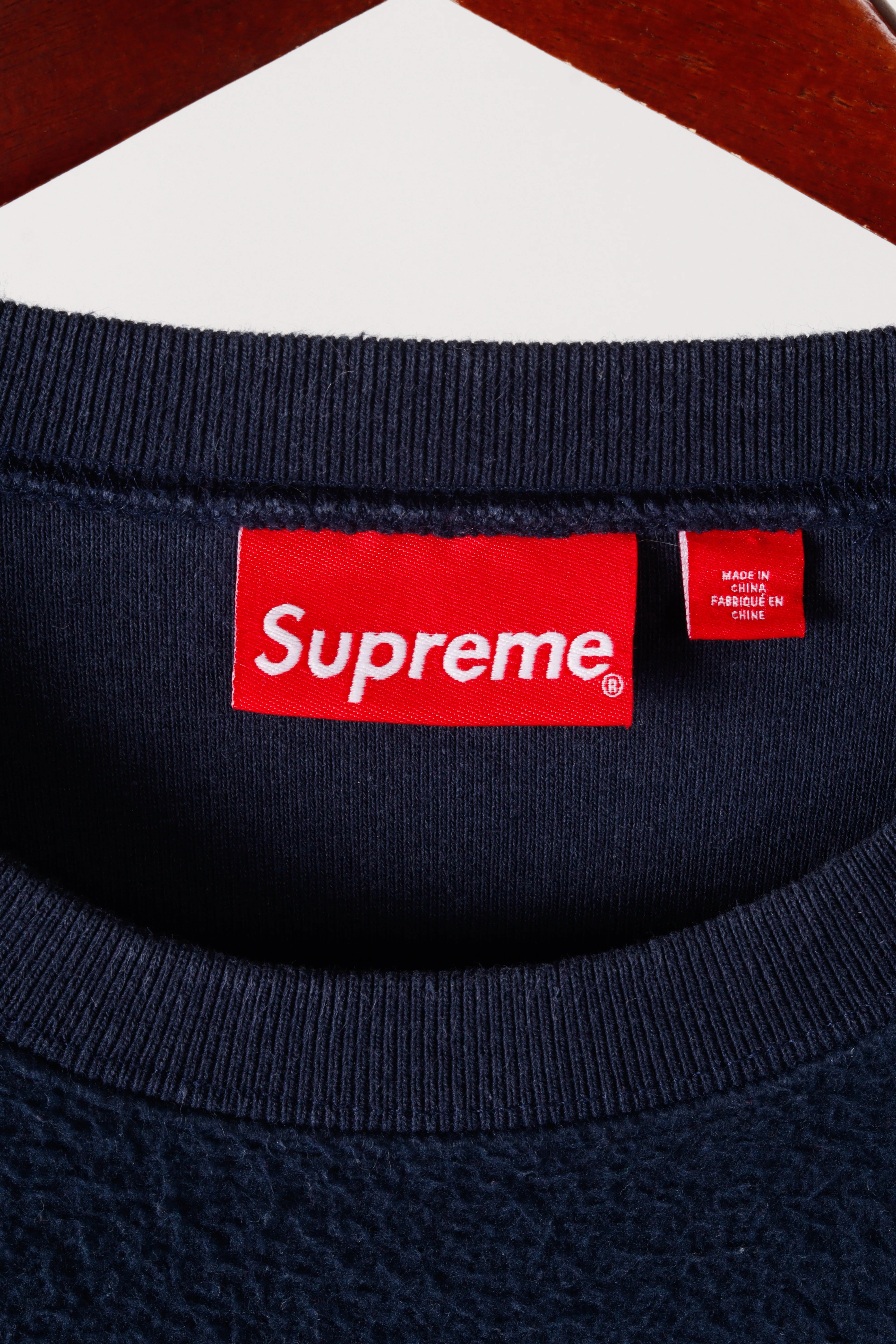 Supreme FW23 'Inside Out' Crewneck Navy (2023)