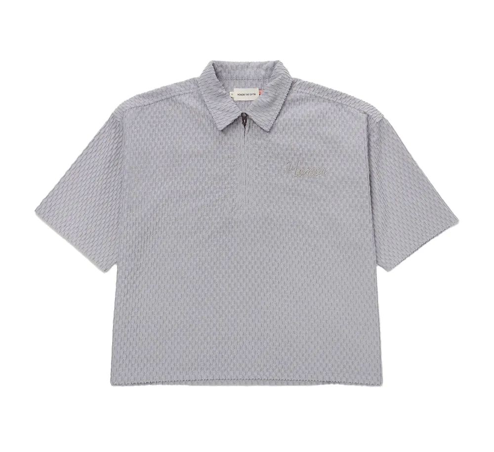 Textured Knit Quarter Zip