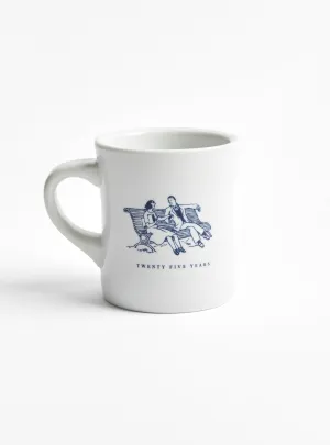 Twenty Five Years Blue Diner Mug