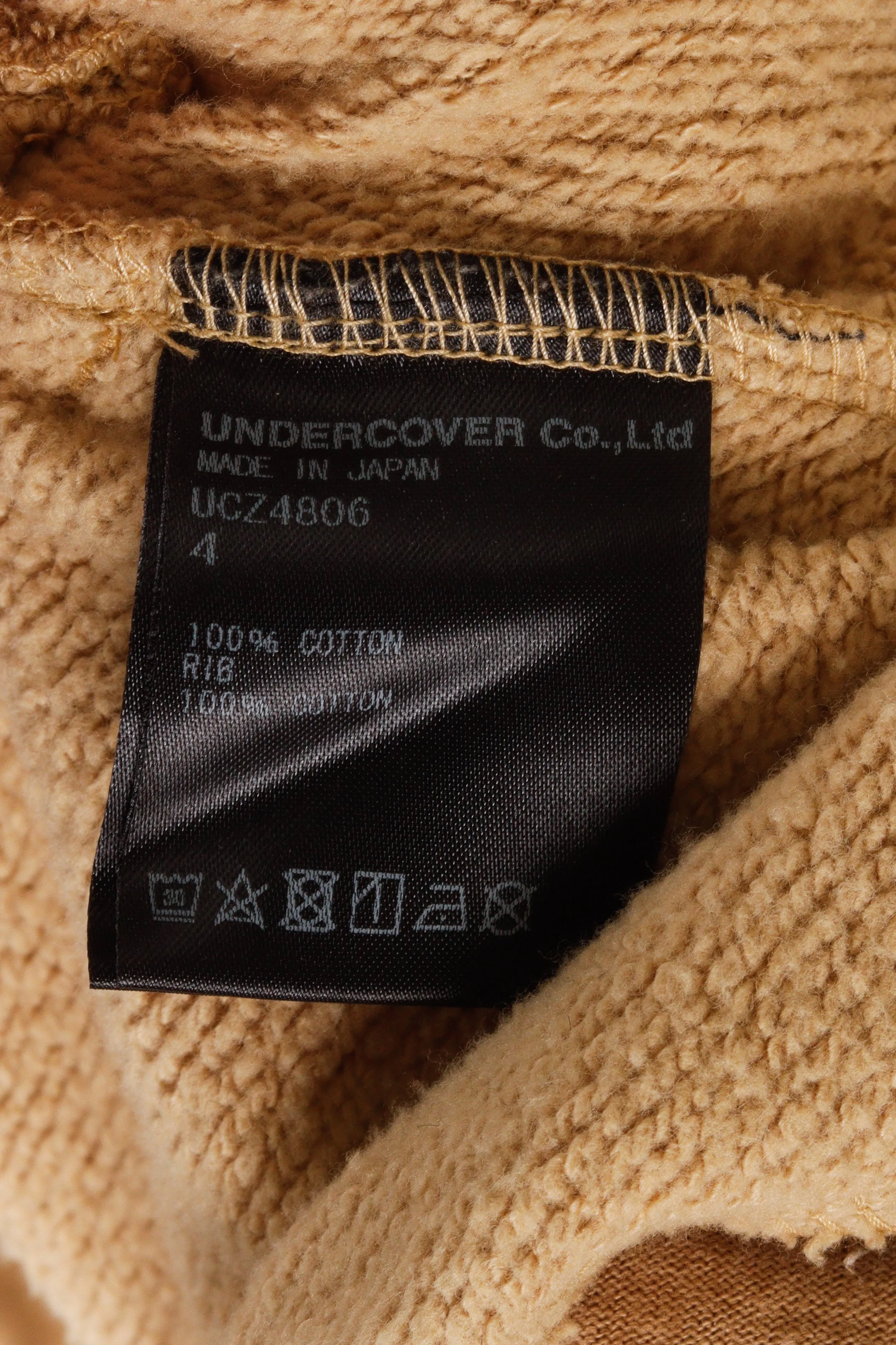 UNDERCOVER FW20 'Back Pocket' Crewneck Sweatshirt Beige (2020)
