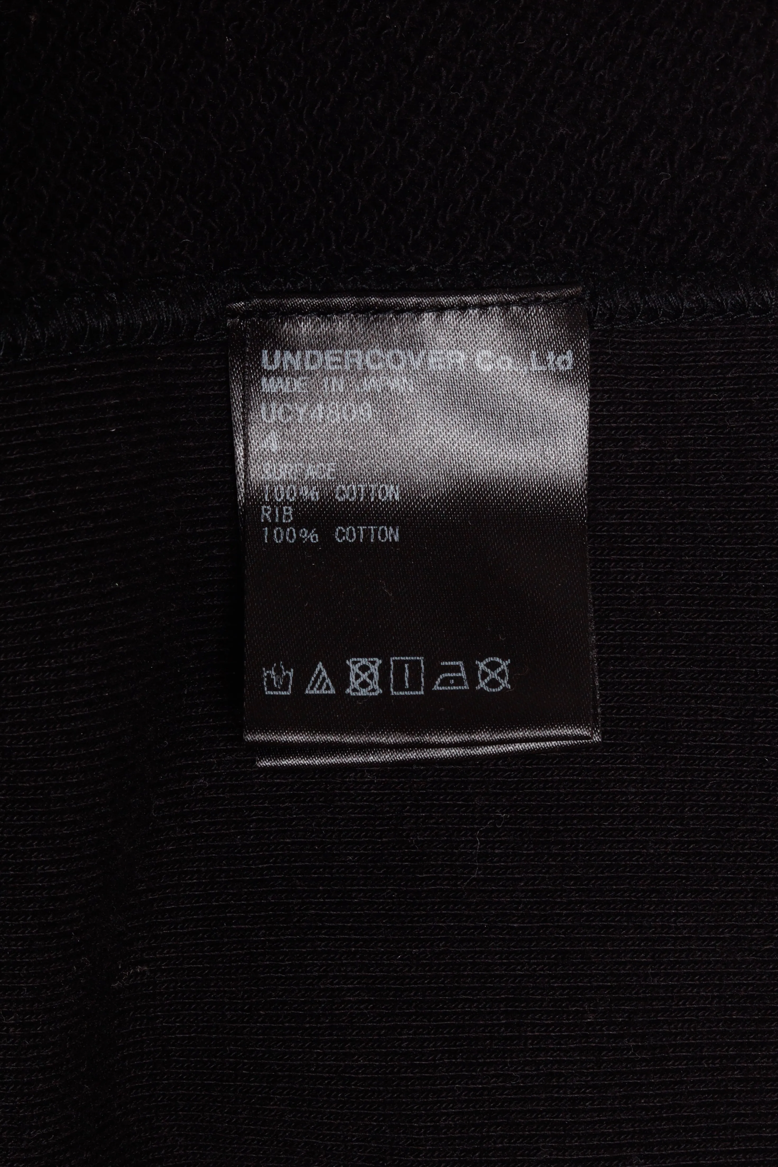 UNDERCOVER x Dylan Thomas SS20 'Slogan' Hooded Sweatshirt Black (2020)