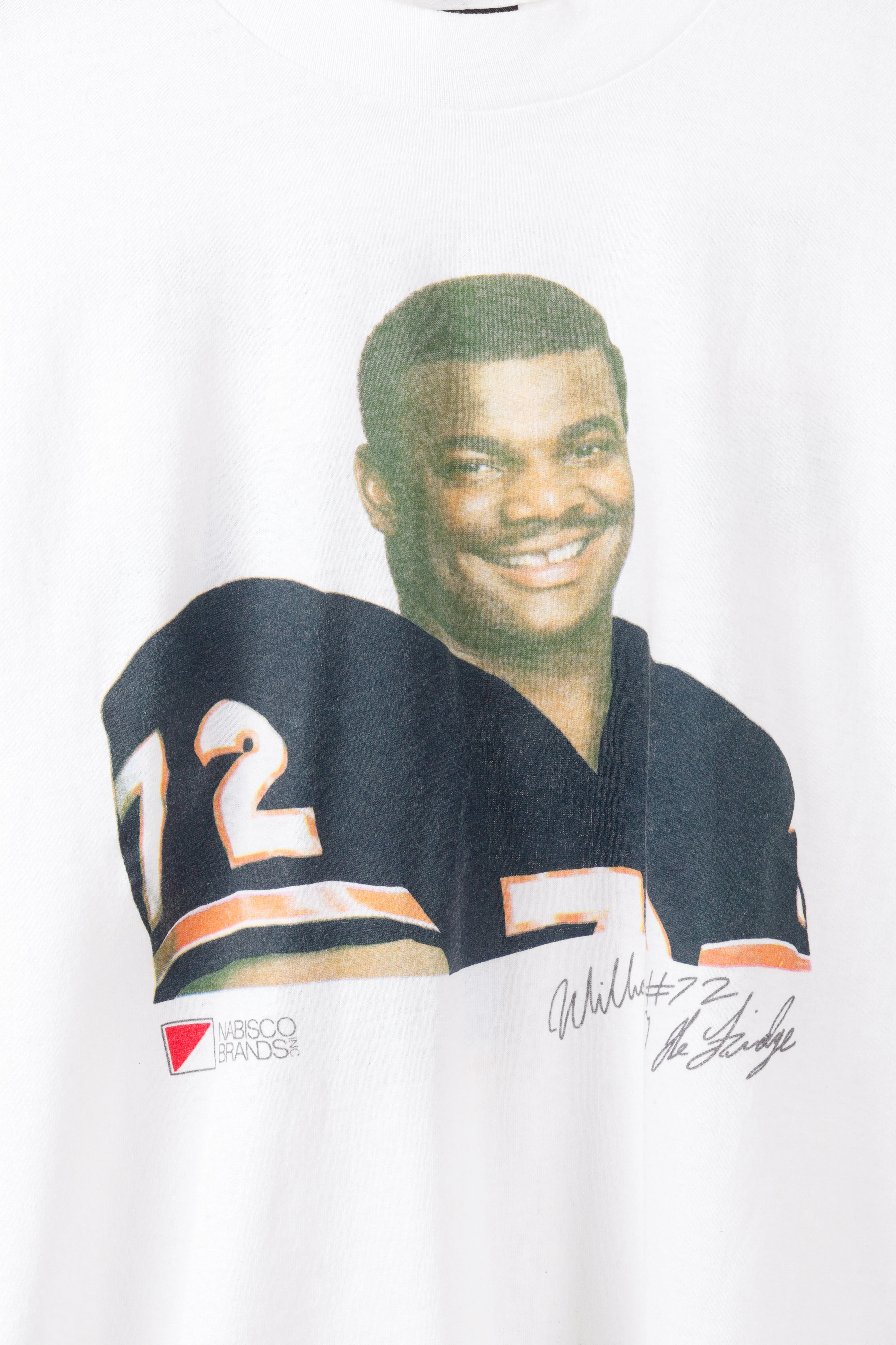 Vintage 80's Chicago Bears 'William Perry Photo Jersey' T-Shirt