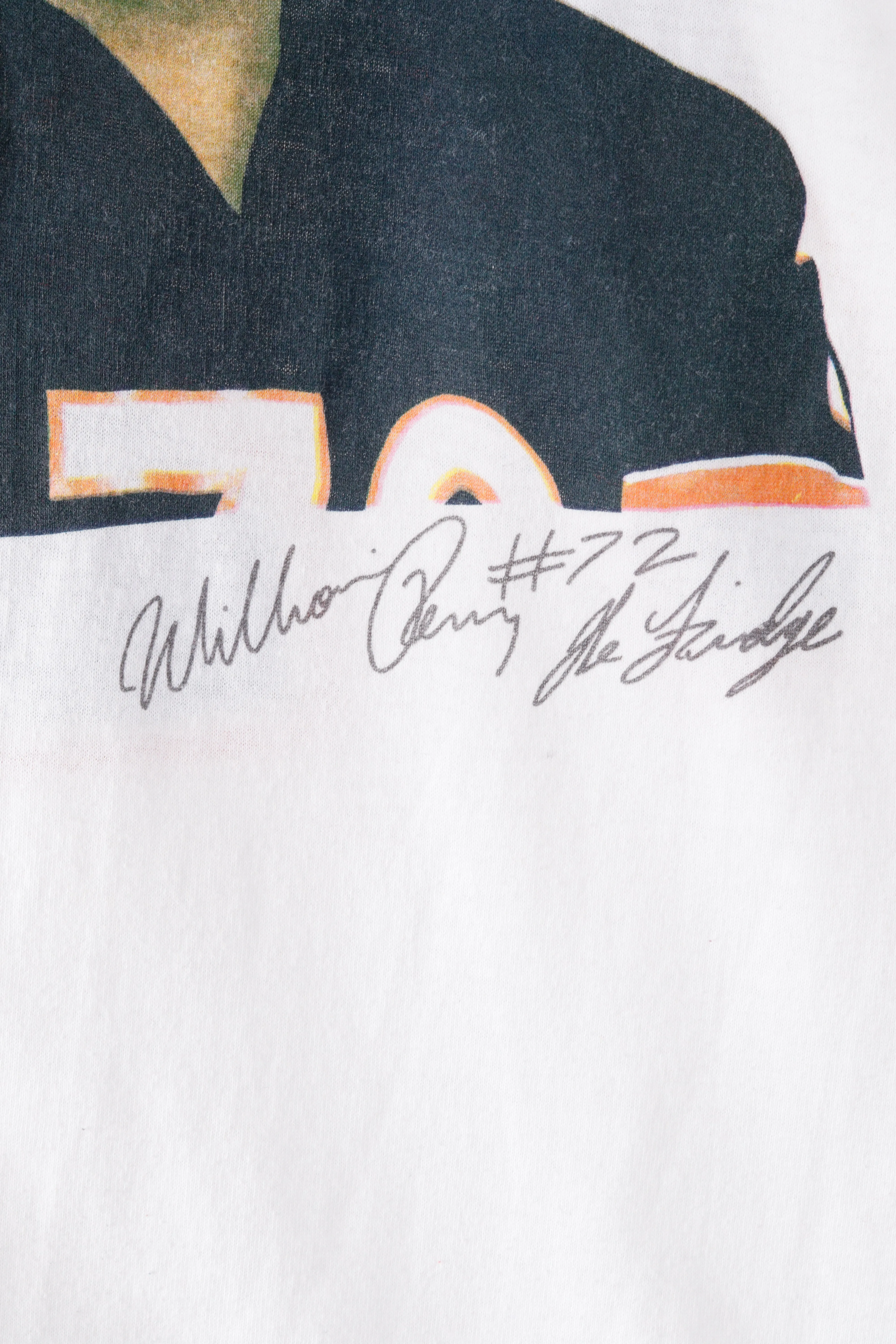Vintage 80's Chicago Bears 'William Perry Photo Jersey' T-Shirt