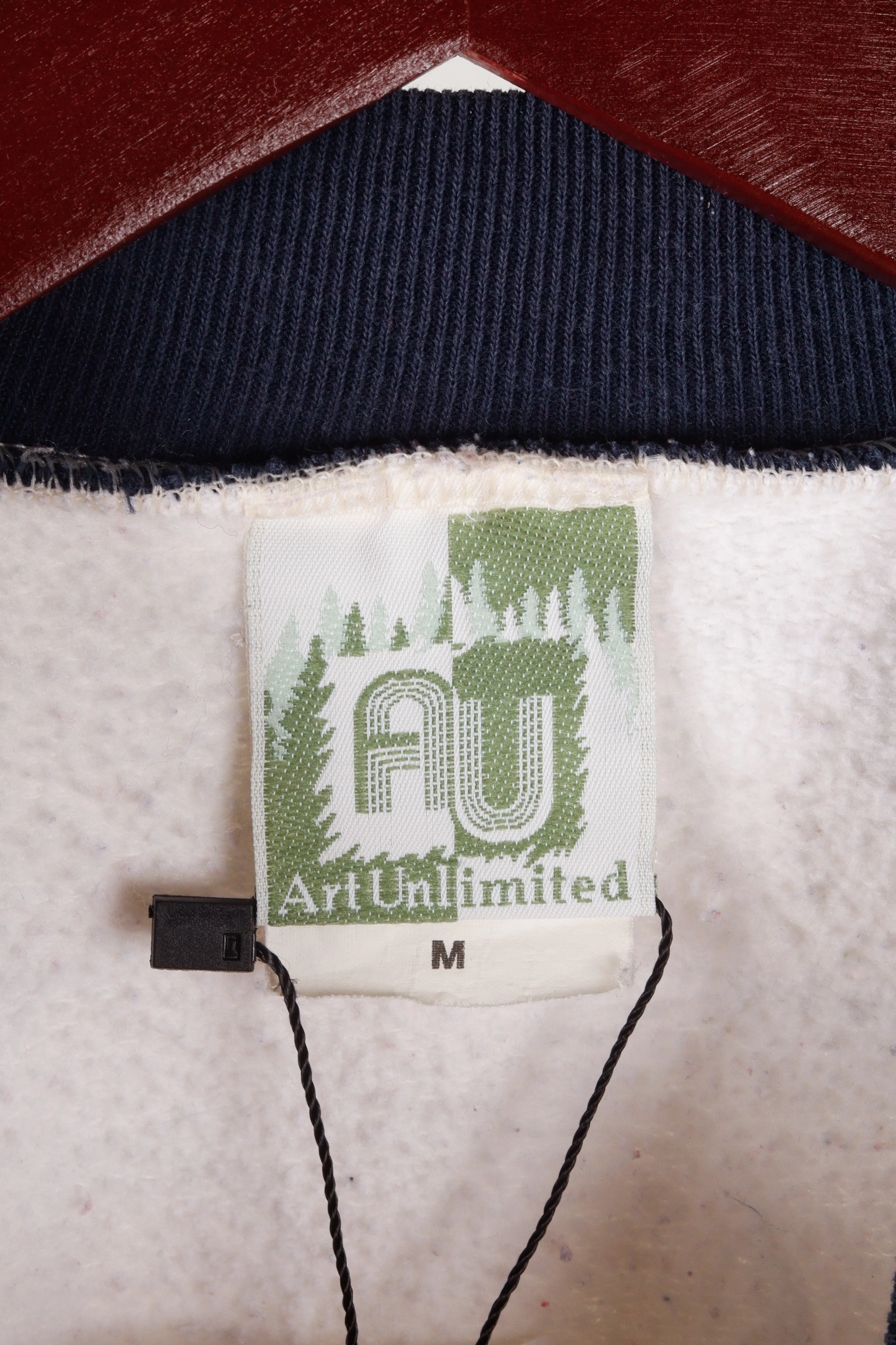 Vintage 90's Art Unlimited '20th Century America All-Over Print' Buttoned Sweatshirt