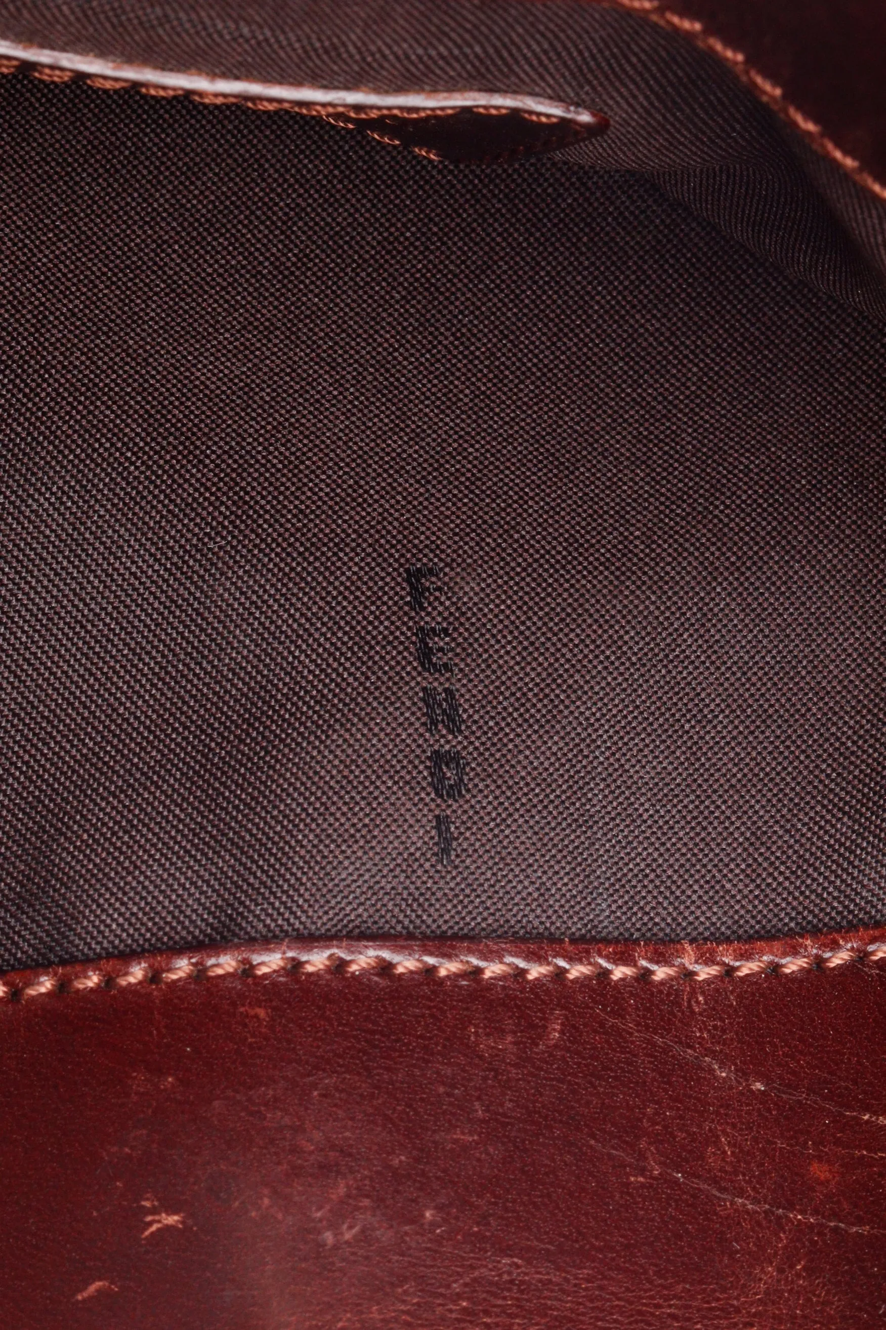 Vintage 90's Fendi 'Zucca Monogram Print' Shopper Tote Bag