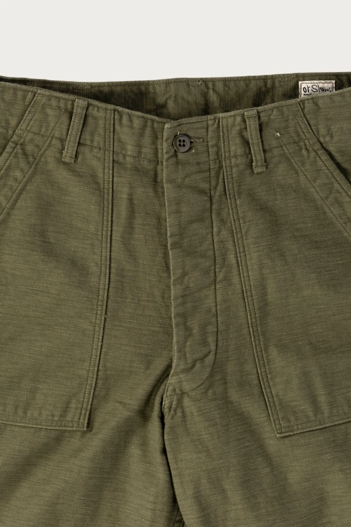 Vintage Fit Fatigues - Dark Olive