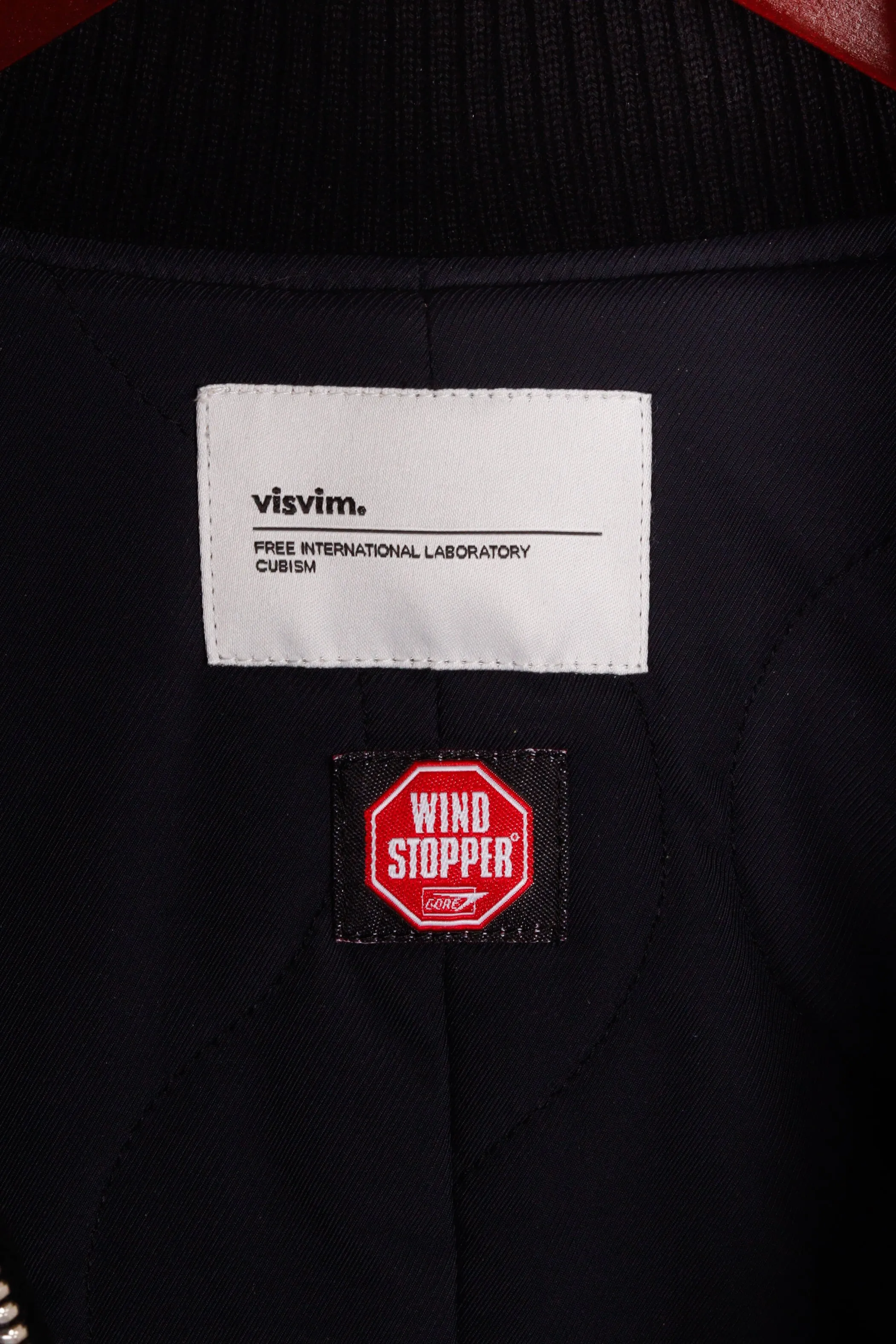 Visvim AW19 'Wool & Leather Varsity' Jacket Black (2019)