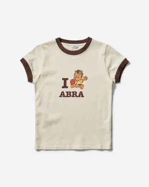 Women's I Love ABRA Mini T-Shirt Beige