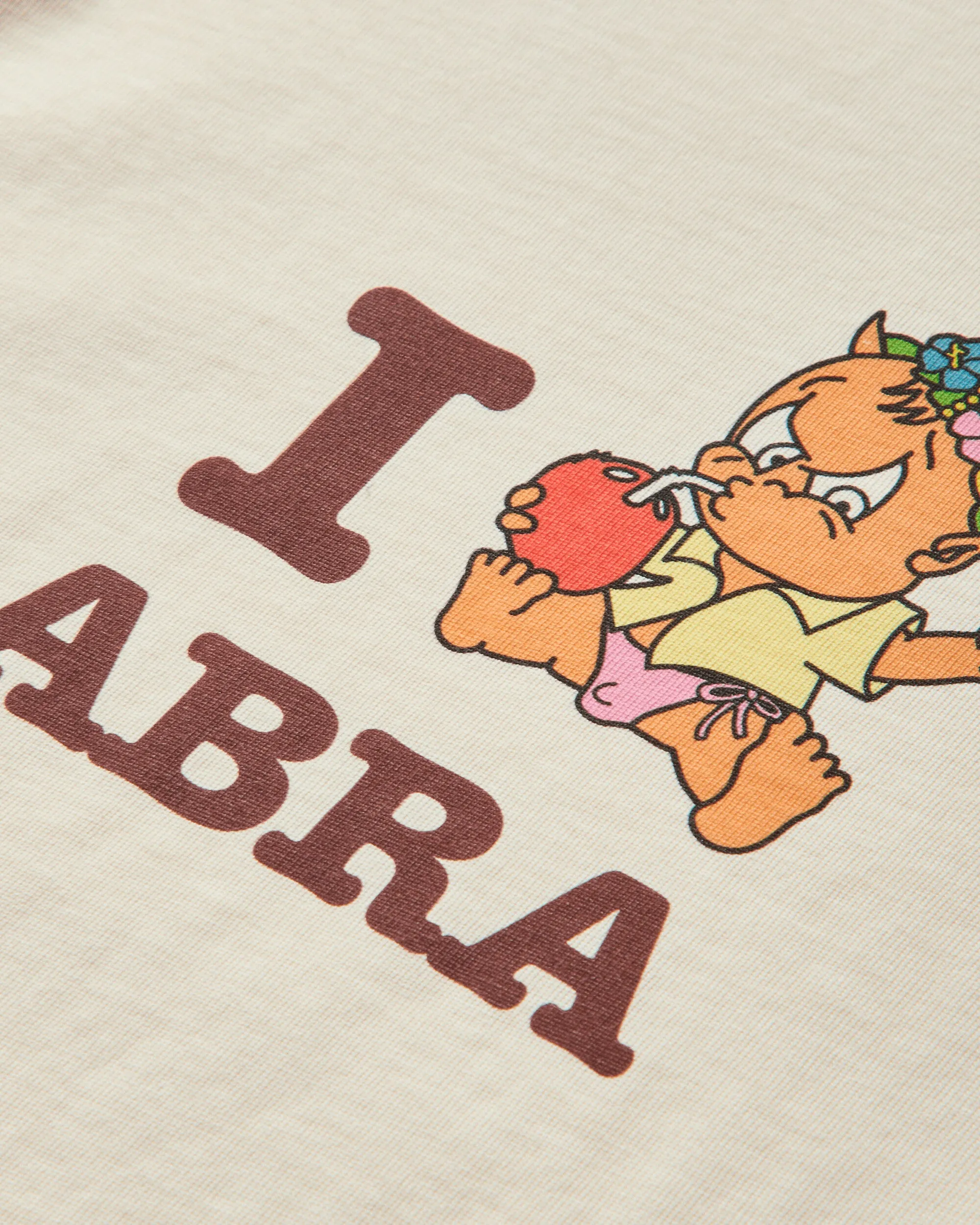 Women's I Love ABRA Mini T-Shirt Beige