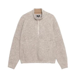 Wool Blend Sherpa Mock