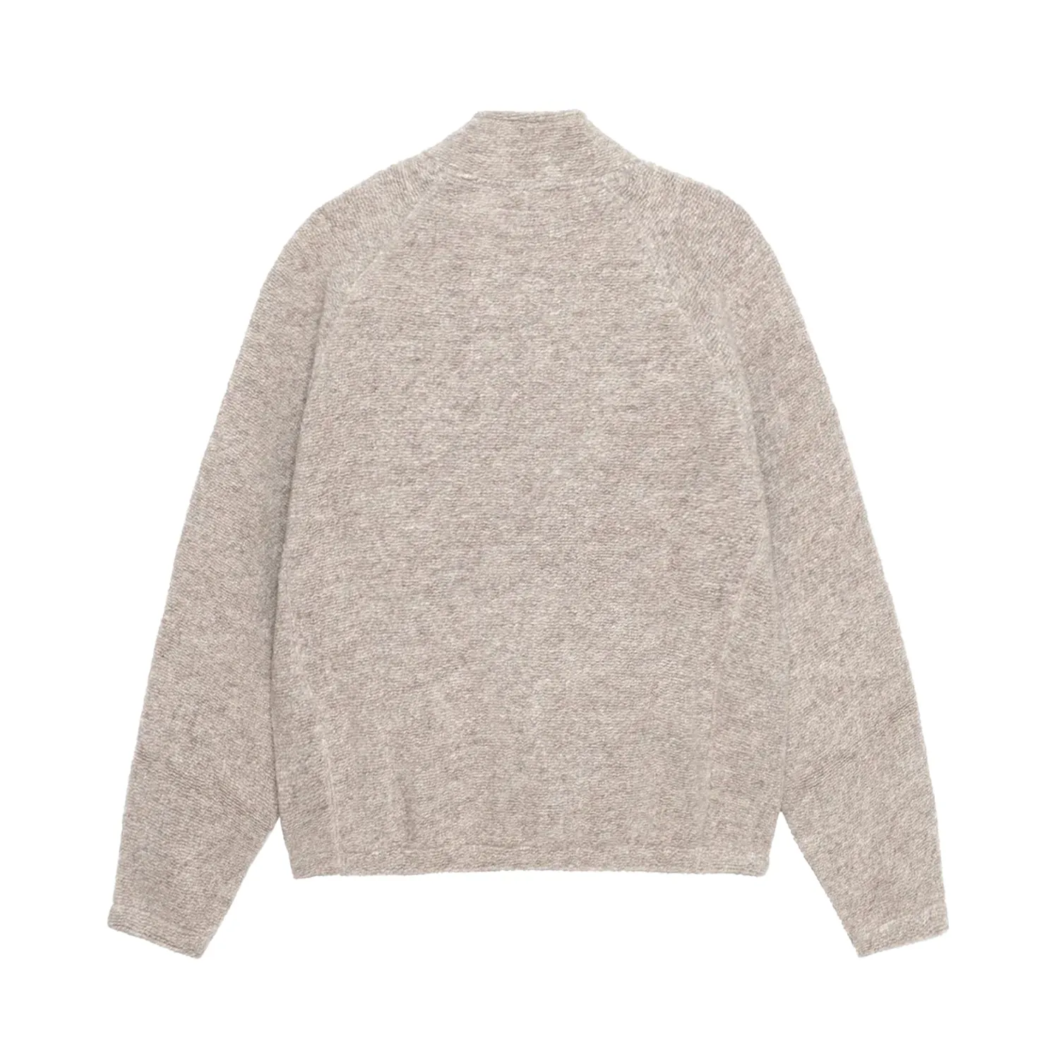 Wool Blend Sherpa Mock