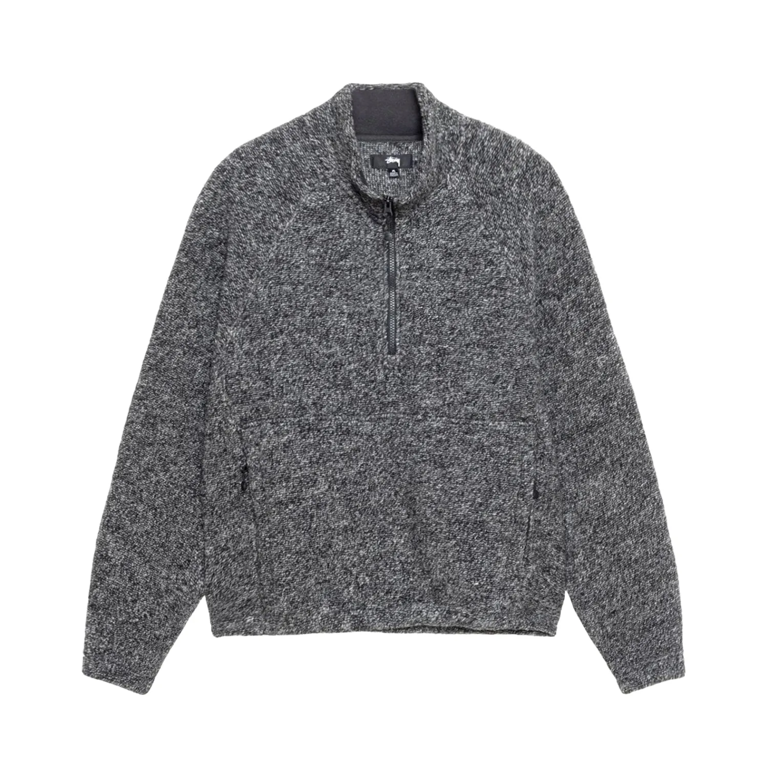 Wool Blend Sherpa Mock