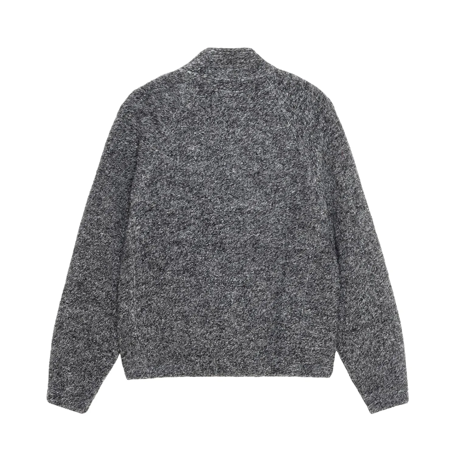 Wool Blend Sherpa Mock